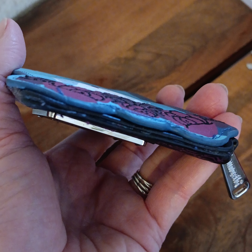 Rare Loungefly Haunted Mansion Exclusive Black Widow Bride Cardholder - Picture 12 of 14